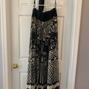 Geometric Print Maxi Dress